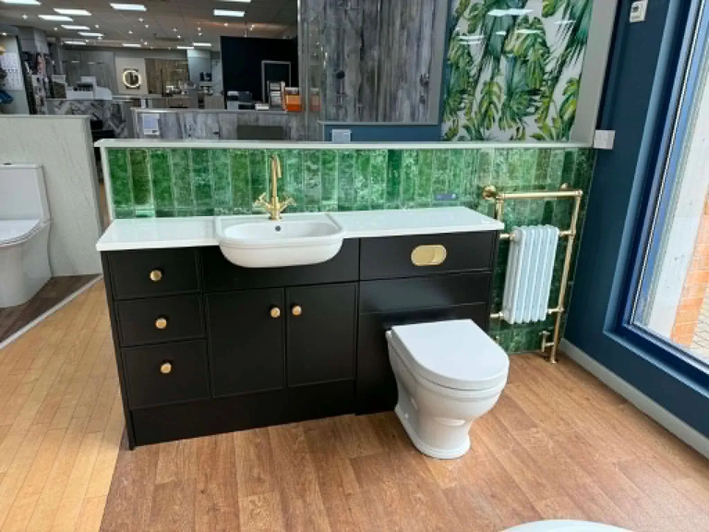 Bathroom showroom display bay refresh in Nantwich | view 2
