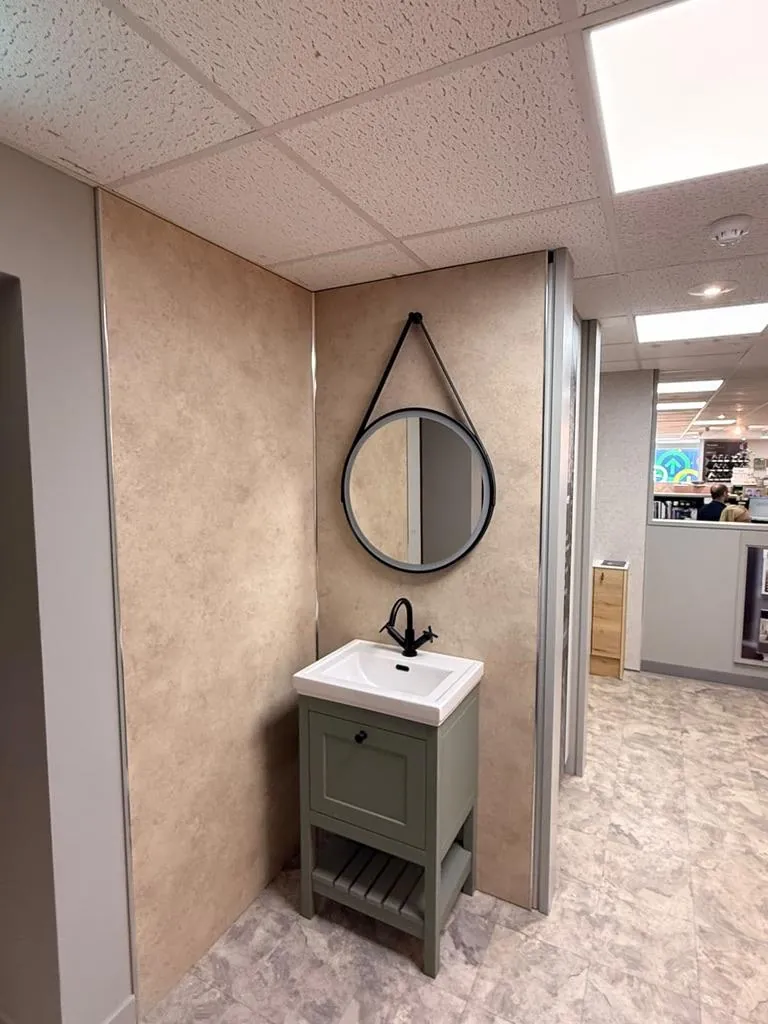 Bathroom showroom display bays fitted out | view 2